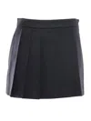 P.a.r.o.s.h Black Plissè Skirt In Black