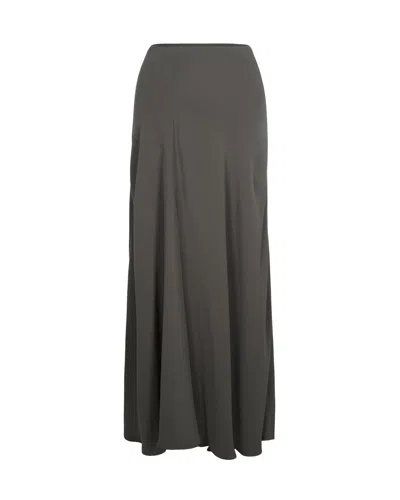 P.a.r.o.s.h Maxi Gonna Con Spacco Stone In Gray