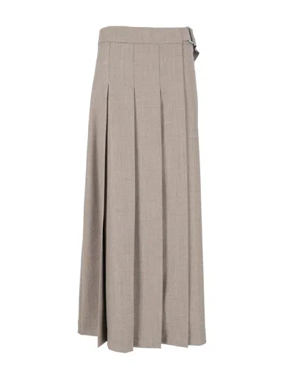 P.a.r.o.s.h Skirt In Gray