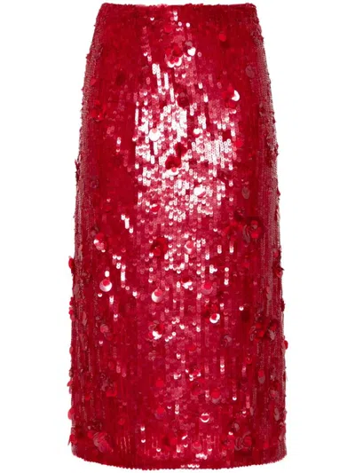 P.A.R.O.S.H P.A.R.O.S.H. SEQUINED MIDI SKIRT