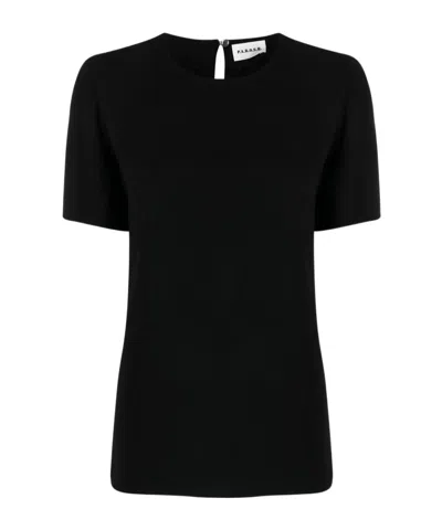 P.a.r.o.s.h Sleeve Blouse In Black