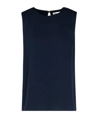 P.A.R.O.S.H P.A.R.O.S.H. STRAIGHT HEM SLEEVELESS BLOUSE