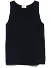 P.a.r.o.s.h Parosh Sleeveless Blouse In Blue