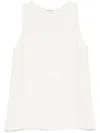 P.a.r.o.s.h Parosh Sleeveless Blouse In White