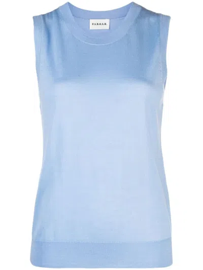 P.A.R.O.S.H PAROSH SLEEVELESS CREW NECK SWEATER