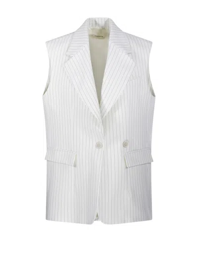 P.a.r.o.s.h Sleeveless Double-breasted Over Jacket