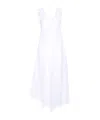 P.a.r.o.s.h . Flowing Maxi Dress With Deep V-neckline