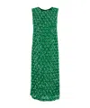 P.a.r.o.s.h Sequinned Midi Dress In Green