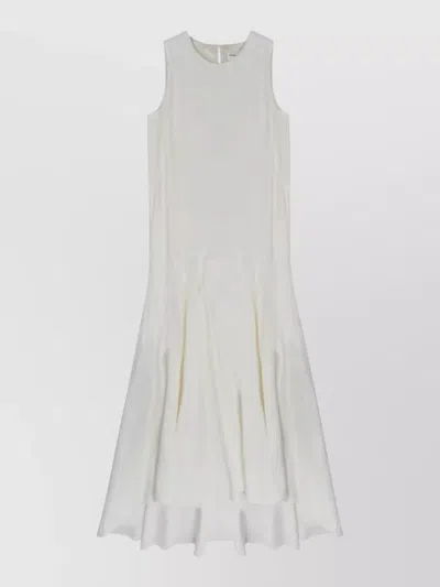 P.a.r.o.s.h Sleeveless Dress Keyhole Back Flared Hem