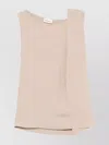 P.a.r.o.s.h Sleeveless Lightweight Asymmetric Blouses