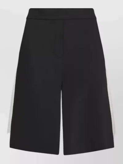 P.a.r.o.s.h Sleeveless Lounge Set Shorts Side Slits In Black