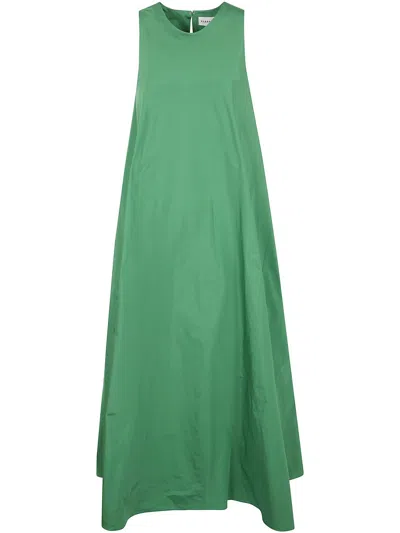 P.a.r.o.s.h Parosh Sleeveless Maxi Dress In Green