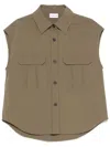 P.a.r.o.s.h Sleeveless Shirt In Green
