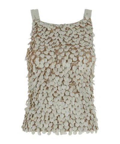P.A.R.O.S.H P.A.R.O.S.H. SEQUIN EMBELLISHED TANK TOP