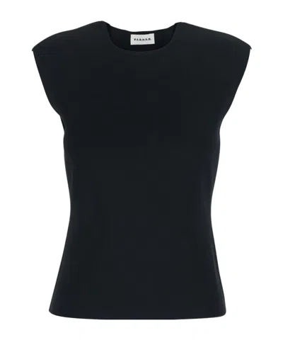 P.a.r.o.s.h Sleeveless Top In Black