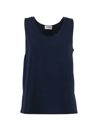 P.a.r.o.s.h Sleeveless Top In Blue