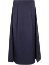 P.a.r.o.s.h Parosh Slub Texture Midi Skirt