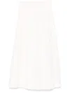 P.a.r.o.s.h A-line Flared High Waist Midi Skirt