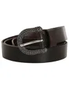 P.a.r.o.s.h Parosh Small Buckle Belt In Brown