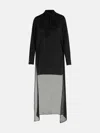 P.a.r.o.s.h Soiree Black Silk Dress In Black