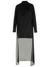 P.a.r.o.s.h Soiree Black Silk Dress