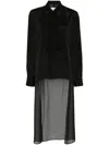 P.a.r.o.s.h Silk Shirt In Black