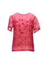 P.a.r.o.s.h . Sorgente Blouse In Rosso Scuro