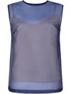 P.a.r.o.s.h Sorgented Blouse In Blue