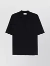 P.a.r.o.s.h Split V Neck Short Sleeves Top In Black