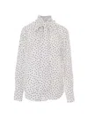 P.a.r.o.s.h Star-print Pussy-bow Blouse In Pattern