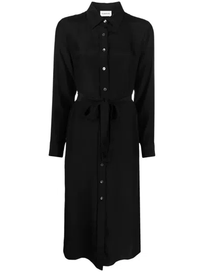 P.a.r.o.s.h . Stella Midi Dress In Black