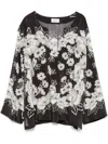 P.a.r.o.s.h Steven Blouse In Grey