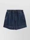 P.a.r.o.s.h Stitched Contrast Pocketed Shorts