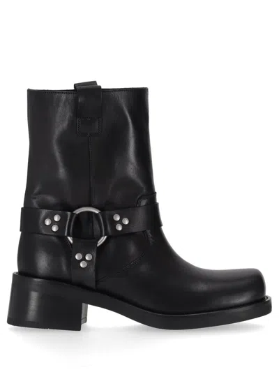 P.a.r.o.s.h Black Leather Boots