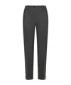 P.a.r.o.s.h Straight Casual Pants In Black