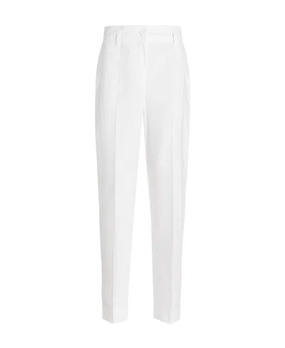 P.a.r.o.s.h Straight Casual Pants In White