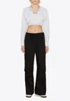 P.a.r.o.s.h Straight-leg Cargo Pants In Black