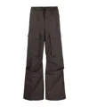 P.a.r.o.s.h Straight-leg Cargo Trousers In Black