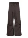 P.a.r.o.s.h Straight-leg Cargo Trousers In Brown