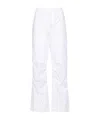 P.a.r.o.s.h White Straight-leg Cotton Cargo Trouser In White