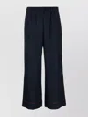 P.a.r.o.s.h Straight-leg Cropped Trousers Wide Cuffs