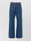 P.a.r.o.s.h Straight Leg Denim Trousers In Blue