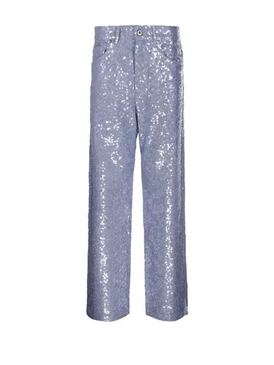 P.A.R.O.S.H STRAIGHT-LEG JEANS WITH SEQUIN DETAILING