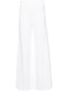 P.a.r.o.s.h Straight-leg Knitted Trousers In White