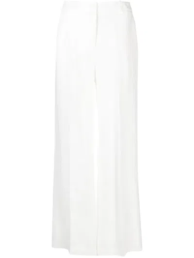 P.a.r.o.s.h Straight-leg Cargo Trousers In Cotton In White