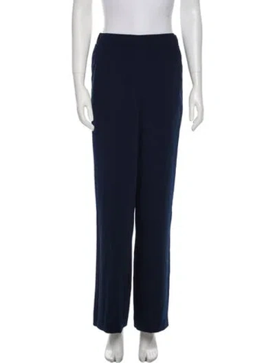 Pre-owned P.a.r.o.s.h Straight Leg Pants In Blue