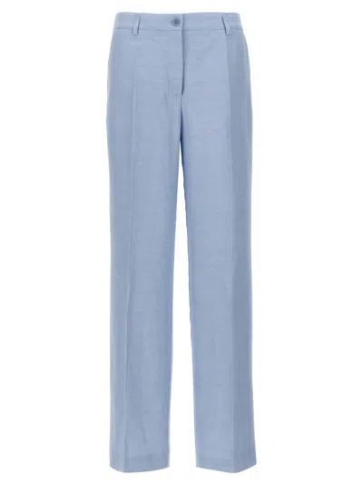 P.A.R.O.S.H STRAIGHT-LEG PANTS WITH PENCE DETAILING