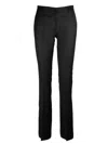 P.a.r.o.s.h Mid-rise Tailored Straight Trousers In Nero