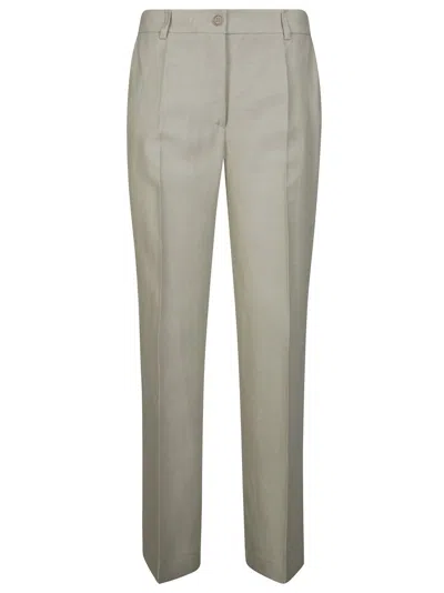 P.A.R.O.S.H STRAIGHT-LEG TAILORED TROUSERS WITH CLEAN FRONT