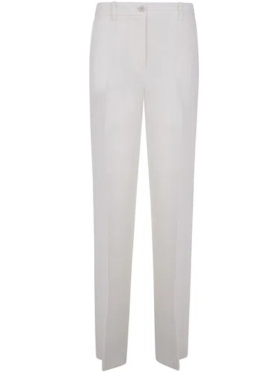 P.a.r.o.s.h Parosh Straight Leg Trousers In Beige